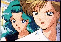 Michiru & Haurka getting mad